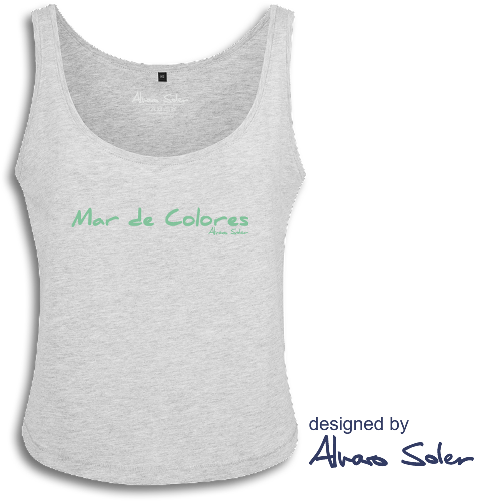 Alvaro Soler Girl Tanktop Shirt Heather Grey