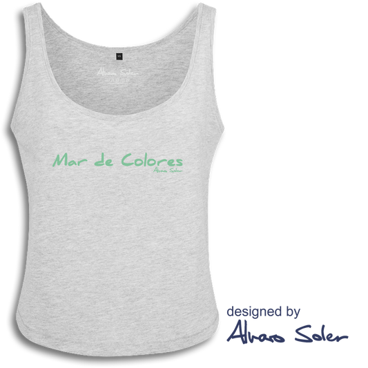 Alvaro Soler Girl Tanktop Shirt Heather Grey