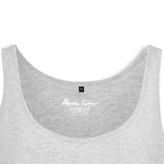 Alvaro Soler Girl Tanktop Shirt Heather Grey