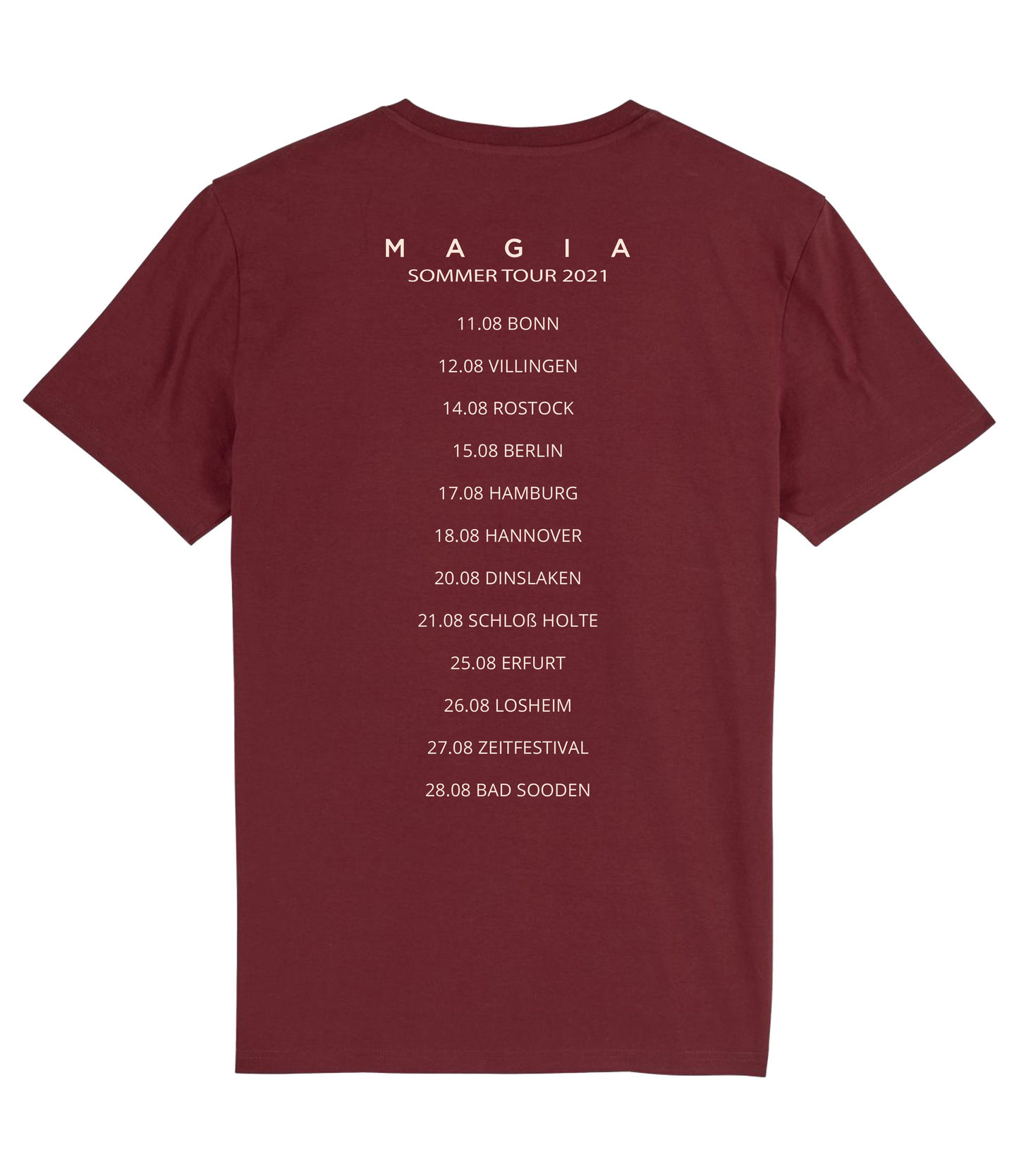 Alvaro Soler Tourshirt Magia Sommer 2021