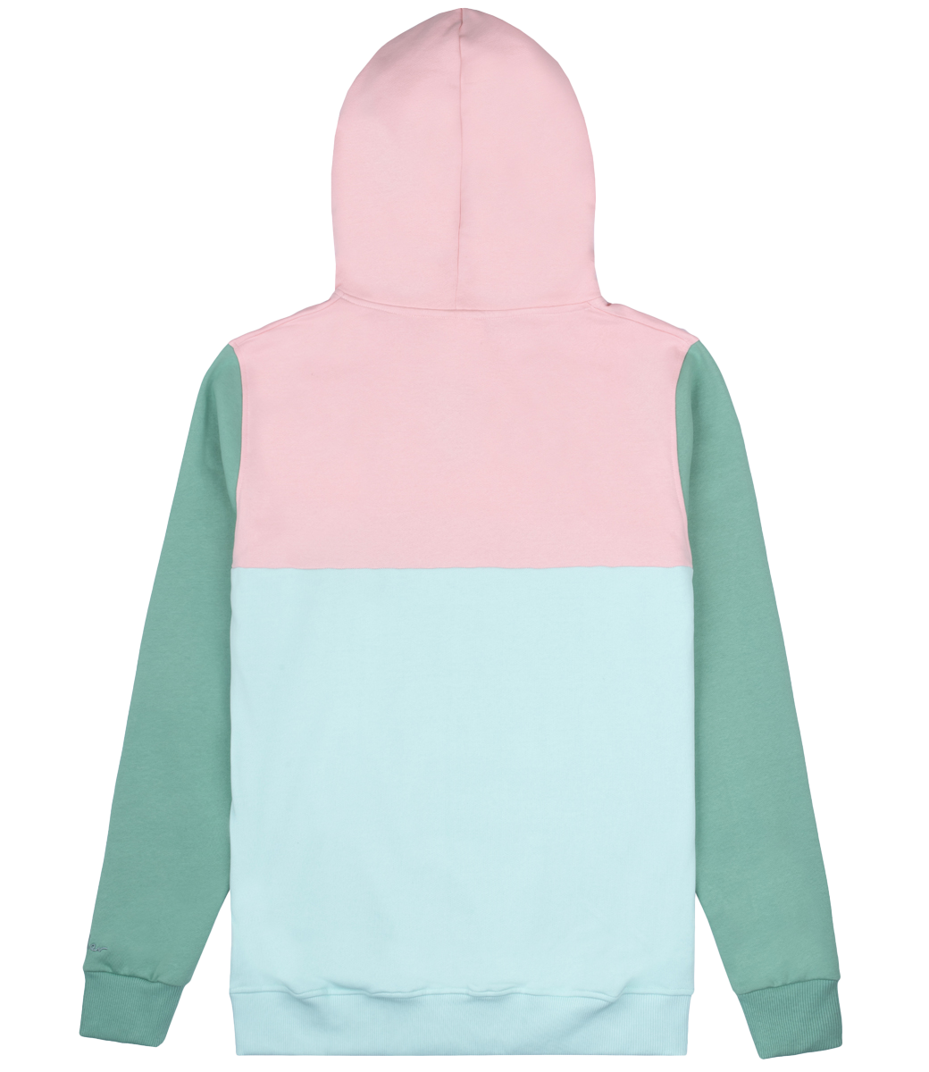 Soler Hoodie Bright Green/Pink