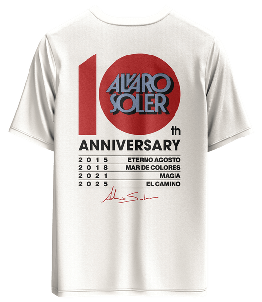 Alvaro Soler T-Shirt 10th Anniversary weiß