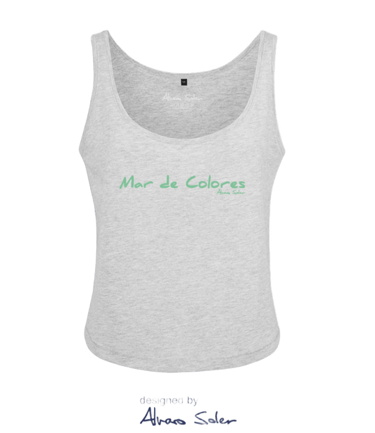 Alvaro Soler Girl Tanktop Shirt Heather Grey