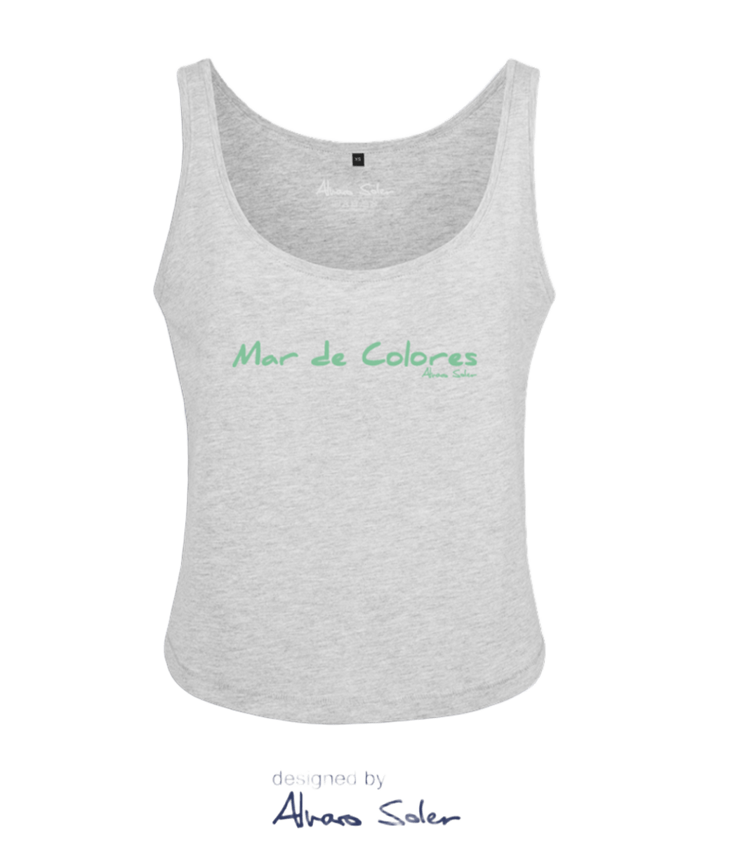 Alvaro Soler Girl Tanktop Shirt Heather Grey