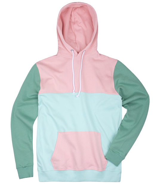 Sudadera Soler verde brillante / rosa