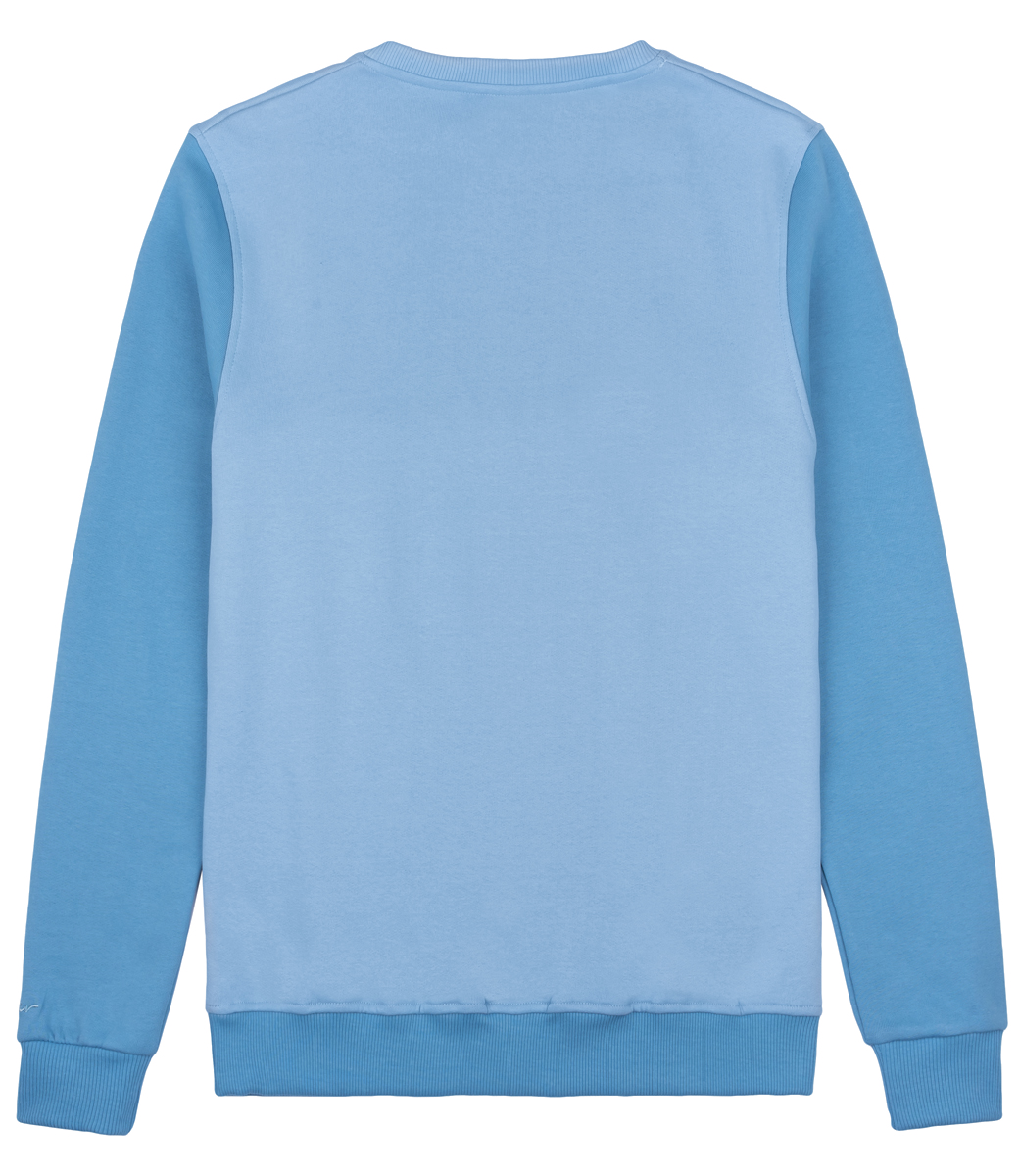 Sudadera Soler de cuello redondo azul